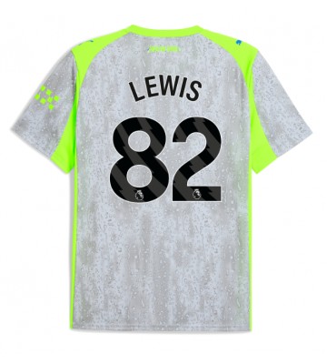 Manchester City Rico Lewis #82 Tredjetrøje 2025-26 Kortærmet